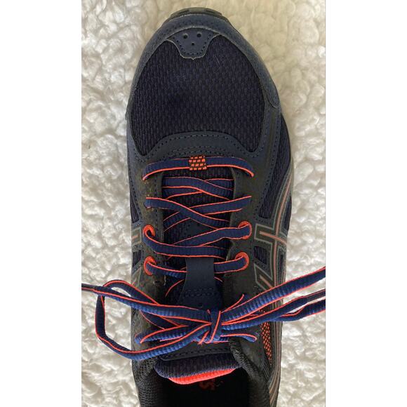 NWT Asics Gel-Venture 6 women's sneakers indigo blue/black/coral, size 8 - Picture 8 of 11